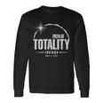 Path Of Totality Indiana 2024 April 8 2024 Eclipse Long Sleeve T-Shirt Gifts ideas