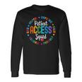 Patient Access Squad Best Patient Care Technician Worker Long Sleeve T-Shirt Gifts ideas