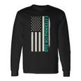 Patriotic Extermination Exterminator Dad American Flag Long Sleeve T-Shirt Gifts ideas