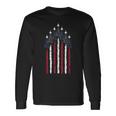 Patriotic Stars Red White Blue Usa Fighter Jets 4Th Of July Long Sleeve T-Shirt Gifts ideas