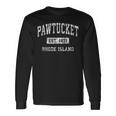 Pawtucket Rhode Island Ri Vintage Established Sports Long Sleeve T-Shirt Gifts ideas