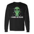 I Come In Peace Alien Couples Matching Valentine's Day Long Sleeve T-Shirt Gifts ideas