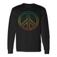 Peace Symbol Hippie Rasta Vintage Langarmshirts Geschenkideen