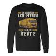 Pensionierter Trucker Langarmshirts, Legendary Truck Driver Ruhestand Geschenkideen