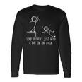 Some People Just Need A Pat On The Back Adult Stickman Long Sleeve T-Shirt Gifts ideas