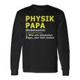 Physik Papa Langarmshirts Geschenkideen