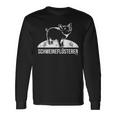 Pig Whisper Pig Farmer Langarmshirts Geschenkideen