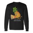 Pineapple Belongs On Pizza Lover Food Pun Long Sleeve T-Shirt Gifts ideas