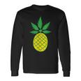 Pineapple Weed Cannabis Marijuana Stoner Long Sleeve T-Shirt Gifts ideas