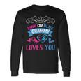 Pink Or Blue Grammy Loves You Gender Reveal Party Shower Long Sleeve T-Shirt Gifts ideas