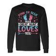 Pink Or Blue Great Auntie Loves You Gender Reveal Long Sleeve T-Shirt Gifts ideas