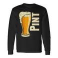 Pint Half Pint Matching Dad And Baby Matching Father's Day Long Sleeve T-Shirt Gifts ideas