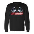 Pit Crew Race Car Hosting Parties Racing Party Long Sleeve T-Shirt Gifts ideas
