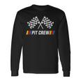 Pit Crew Race Car Parties Parents Pit Racing Drag Dress Long Sleeve T-Shirt Gifts ideas