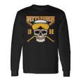 Pittsburgh Baseball Skyline Pennsylvania Player Coach Fan Long Sleeve T-Shirt Gifts ideas