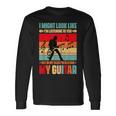 Play Guitar Vintage Music Graphic For Guitarists Long Sleeve T-Shirt Gifts ideas