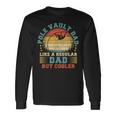 Pole Vault Sports Lover Vintage Pole Vault Dad Father's Day Long Sleeve T-Shirt Gifts ideas
