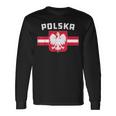 Polska Polonia Bandera Polonia Águila Blanca Polaca Camiseta de manga larga Ideas de regalos