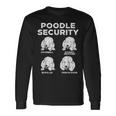 Poodle Security Animal Pet Guard Dog Lover Owner Long Sleeve T-Shirt Gifts ideas