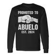 Promoted To Abuelo Est 2024 New Abuelo Father's Day Long Sleeve T-Shirt Gifts ideas