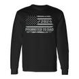 Promoted To Dad Est 2024 Featuring An American Flag Long Sleeve T-Shirt Gifts ideas