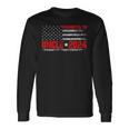 Promoted To Uncle Est 2024 American Flag First Time Uncle Long Sleeve T-Shirt Gifts ideas