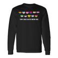 Proud Ally You Are Safe With Me Pride Month Lgbtq Long Sleeve T-Shirt Gifts ideas
