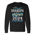 Proud Grandpa Of A Class Of 2024 Graduate Senior 2024 Long Sleeve T-Shirt Gifts ideas