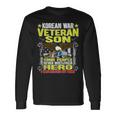 Proud Korean War Veteran Son Military Veterans Child Long Sleeve T-Shirt Gifts ideas