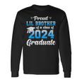 Proud Lil Brother Of A Class Of 2024 Graduate Senior Long Sleeve T-Shirt Gifts ideas