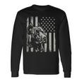 Proud Patriotic Pit Bull Owner Lover American Flag Long Sleeve T-Shirt Gifts ideas