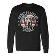 Proud Silver Labrador Retriever Dog Dad Long Sleeve T-Shirt Gifts ideas