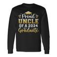 Proud Uncle Of A 2024 Graduate Senior Graduation Men Long Sleeve T-Shirt Gifts ideas