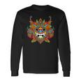 Psychedelic Sacred Mask Trippy Long Sleeve T-Shirt Gifts ideas