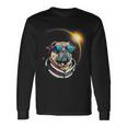 Pug Dog America 2024 Solar Eclipse Totality Accessories Long Sleeve T-Shirt Gifts ideas