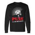 Punk Is My Religion I Punker & Anarchy Para Punk Rock Camiseta de manga larga Ideas de regalos
