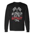 Race Car Papa Of The Birthday Boy Racing Family Pit Crew Long Sleeve T-Shirt Gifts ideas