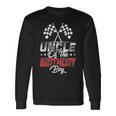 Race Car Uncle Of The Birthday Boy Racing Family Pit Crew Long Sleeve T-Shirt Gifts ideas