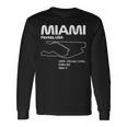Race Track In Miami Formula Racing Circuits Sport Long Sleeve T-Shirt Gifts ideas