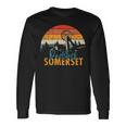 Radstock Mining Wheel Somerset Vintage Long Sleeve T-Shirt Gifts ideas