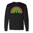 Rainbow Green Four Leaf Clover Proud Irish St Patrick's Day Long Sleeve T-Shirt Gifts ideas