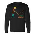 Raking Autumn Leaves Long Sleeve T-Shirt Gifts ideas