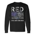 Red Friday Military Deployed Navy Soldier Us Flag Veteran Long Sleeve T-Shirt Gifts ideas