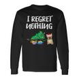 I Regret Nothing Frenchie Christmas French Bulldog Long Sleeve T-Shirt Gifts ideas