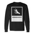 Reingeguckt Hand Finger Circle Langarmshirts Geschenkideen