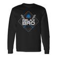 Relax Bro Lax Life & Lacrosse Player Long Sleeve T-Shirt Gifts ideas