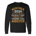 Rentner 2024 Retirement Langarmshirts Geschenkideen