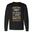 Rentner 2024 Retirement Pension Langarmshirts Geschenkideen