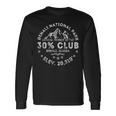 Retro Denali 30 Club Alaska National Park Denali Alaska Long Sleeve T-Shirt Gifts ideas