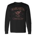 Retro Margarita Cocktail And Social Club Charlotte Long Sleeve T-Shirt Gifts ideas